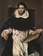 El Greco Fray Hortensio Felix Paravicino y Arteaga oil painting artist